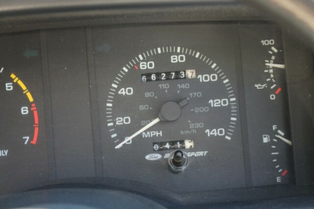 1988 Red Ford Mustang Convertible