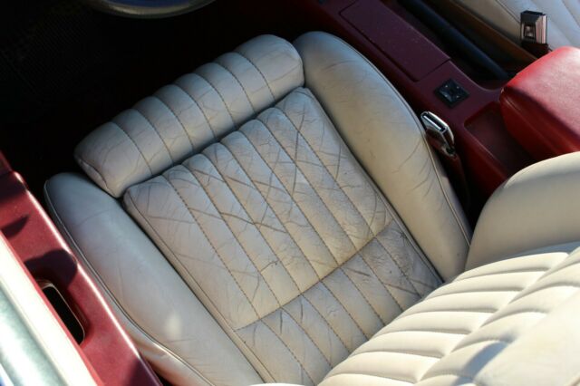 1988 Red Ford Mustang Convertible