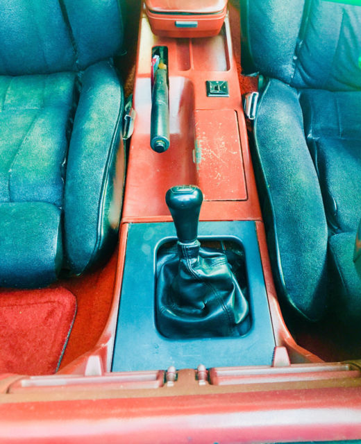 1988 Red Ford Mustang Convertible