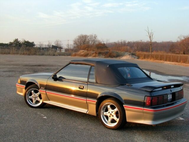 1988 Blue Ford Mustang Convertible