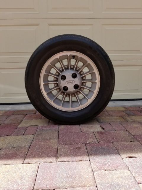 1988 White Ford Mustang Hatchback