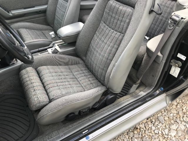 1988 Black w Silver Ford Mustang Convertible