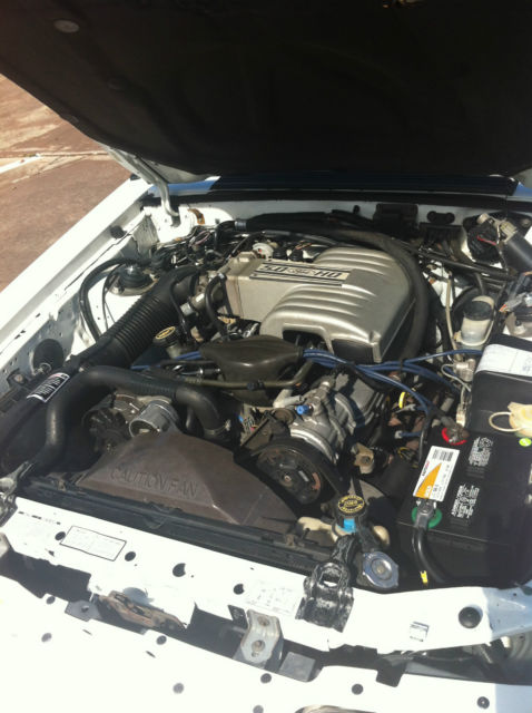 1988 White Ford Mustang Convertible