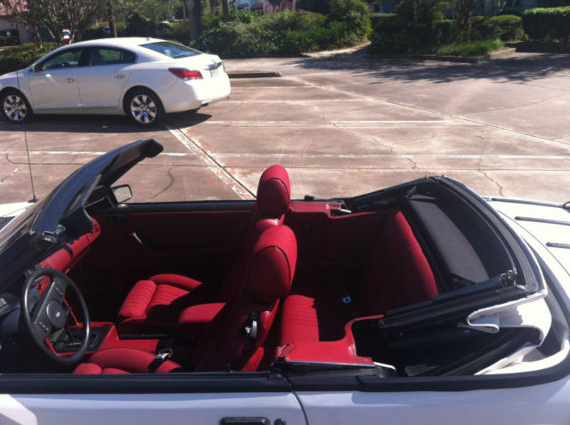 1988 White Ford Mustang Convertible