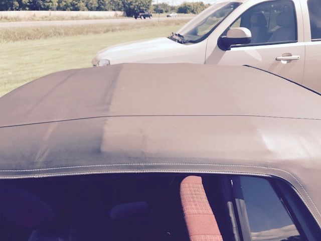 1988 Red Ford Mustang Convertible