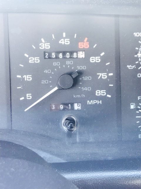 1988 Red Ford Mustang Convertible