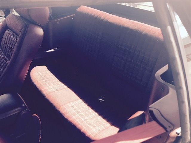 1988 Red Ford Mustang Convertible