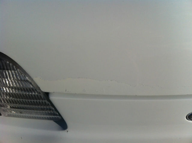 1988 White Ford Mustang Convertible