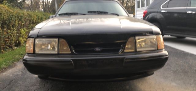 1988 Black Ford Mustang Coupe