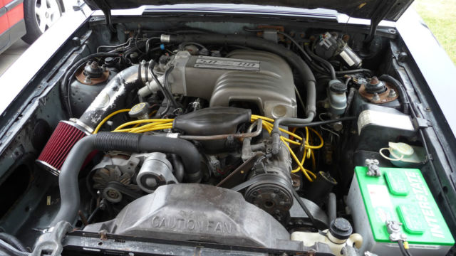 1988 Black Ford Mustang Hatchback