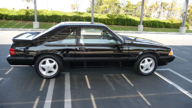 1988 Black Ford Mustang Hatchback