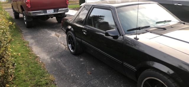 1988 Black Ford Mustang Coupe