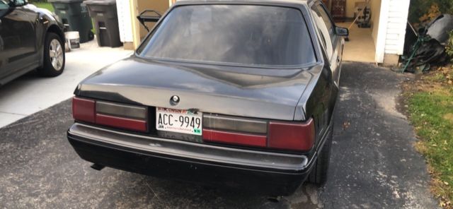 1988 Black Ford Mustang Coupe