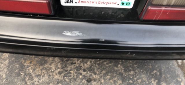 1988 Black Ford Mustang Coupe