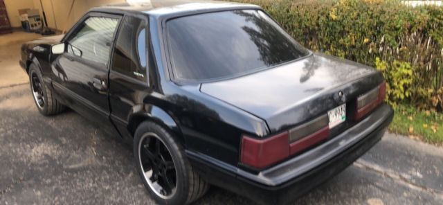 1988 Black Ford Mustang Coupe