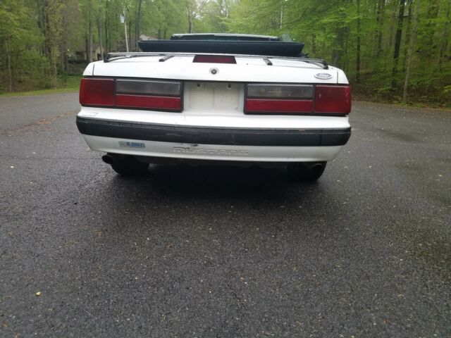 1988 Red Ford Mustang Convertible