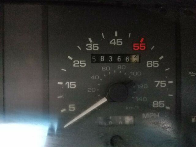 1988 Red Ford Mustang Convertible