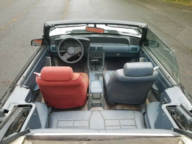 1988 Red Ford Mustang Convertible