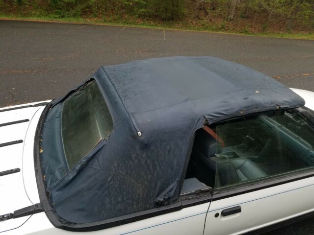 1988 Red Ford Mustang Convertible