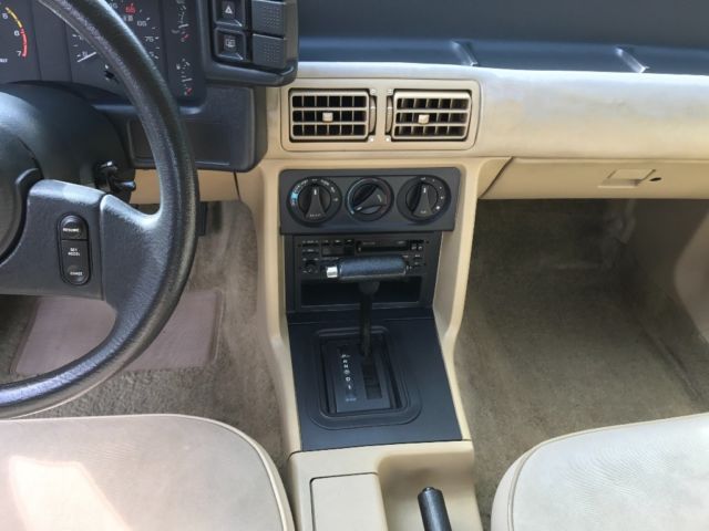 1988 Sand Beige Ford Mustang Hatchback