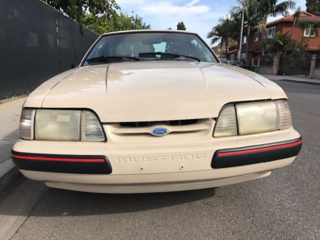 1988 Sand Beige Ford Mustang Hatchback