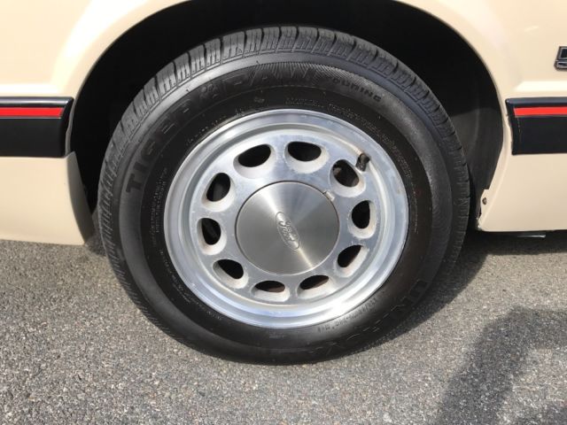 1988 Sand Beige Ford Mustang Hatchback