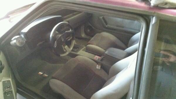 1988 Purple Ford Mustang Coupe