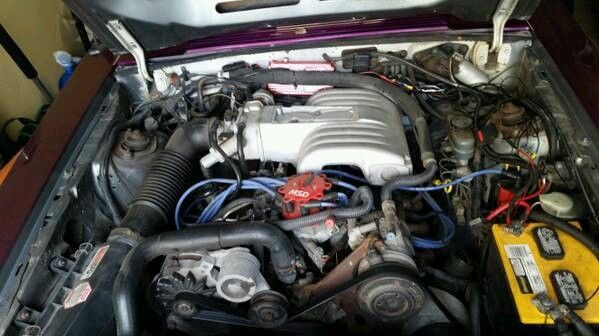 1988 Purple Ford Mustang Coupe