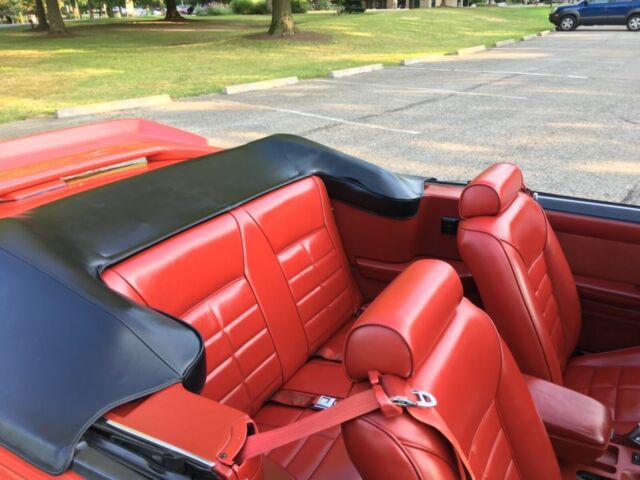1988 Red Ford Mustang