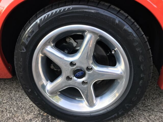 1988 Red Ford Mustang