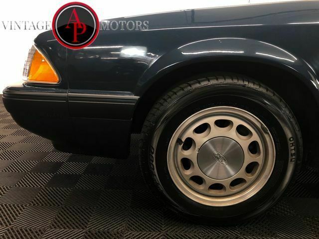 1988 Blue Ford Mustang --