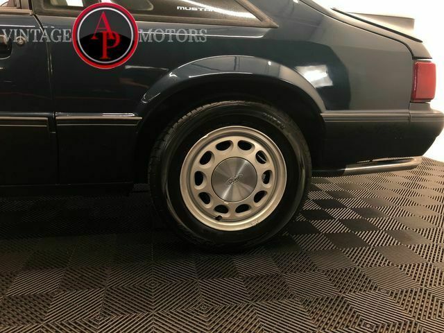 1988 Blue Ford Mustang --