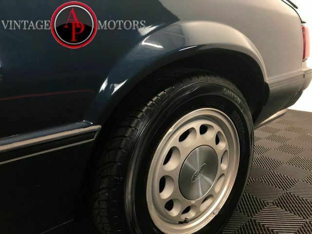 1988 Blue Ford Mustang --