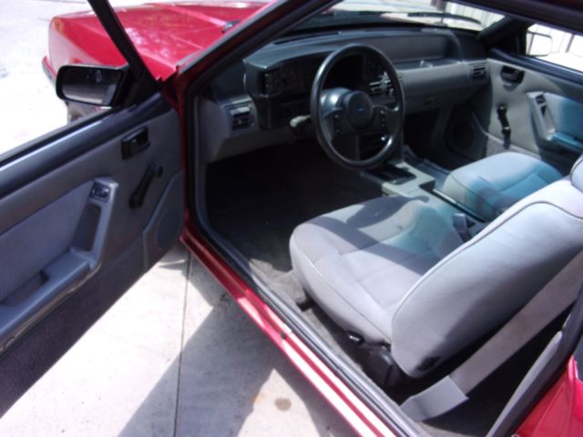1988 Red Ford Mustang Hatchback