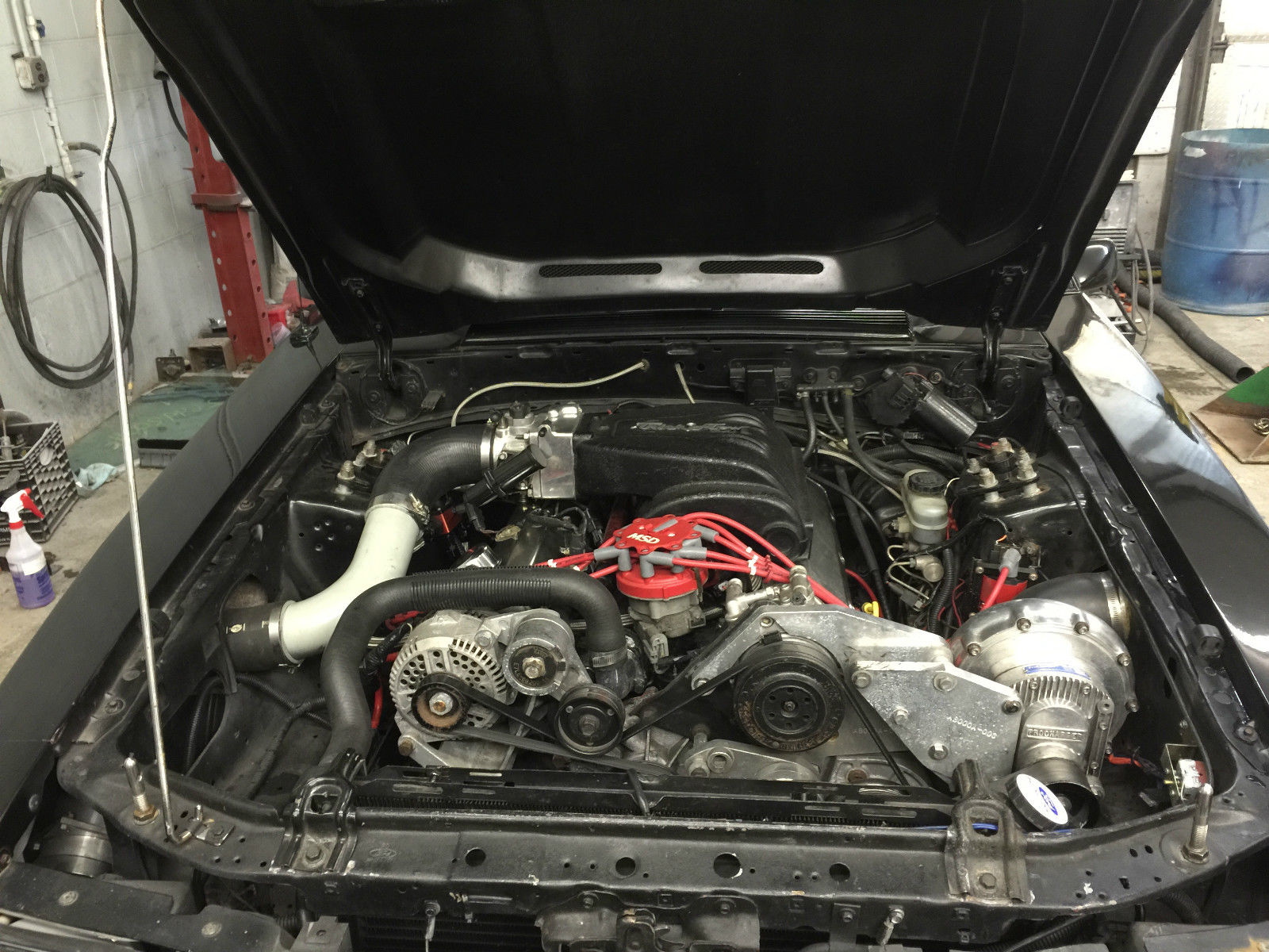 1988 Black Ford Mustang Sedan