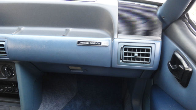 1988 White Ford Mustang Convertible