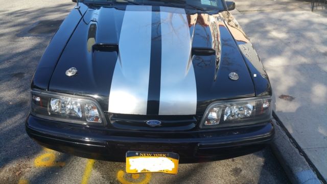 1988 Black Ford Mustang