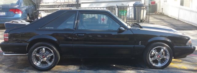 1988 Black Ford Mustang