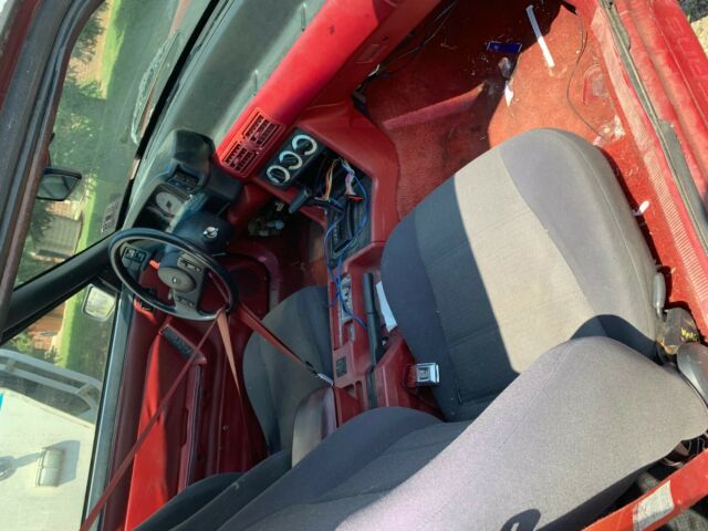 1988 Red Ford Mustang