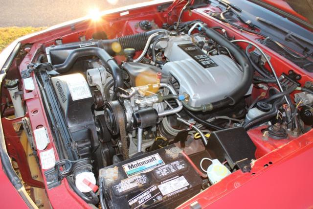 1988 Red Ford Thunderbird Coupe