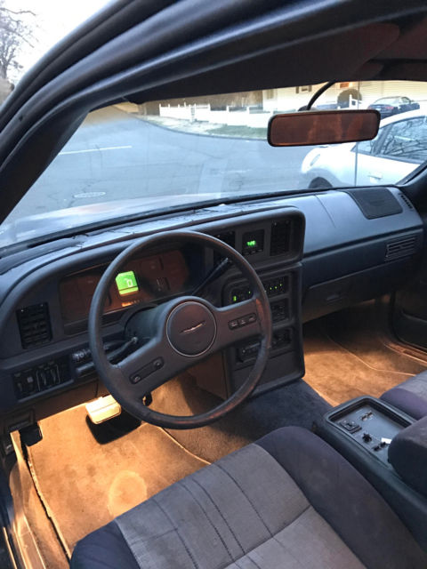 1988 Blue Ford Thunderbird Coupe