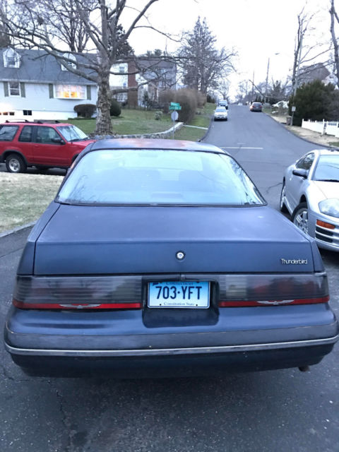 1988 Blue Ford Thunderbird Coupe