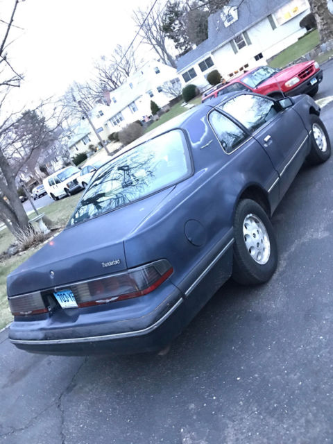 1988 Blue Ford Thunderbird Coupe