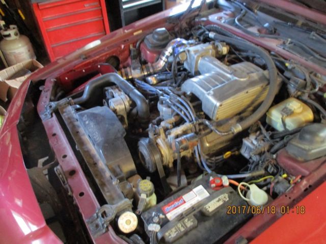 1988 burgandy Ford Thunderbird Turbo Coupe