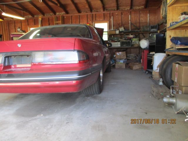 1988 burgandy Ford Thunderbird Turbo Coupe