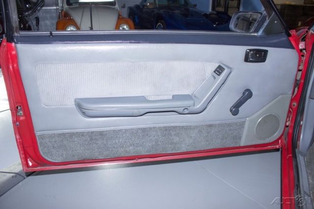 1988 Red Ford Mustang Hatchback