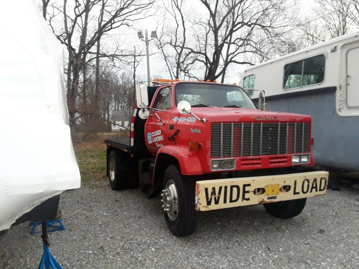 1988 Red GMC C7 Cab & Chassis