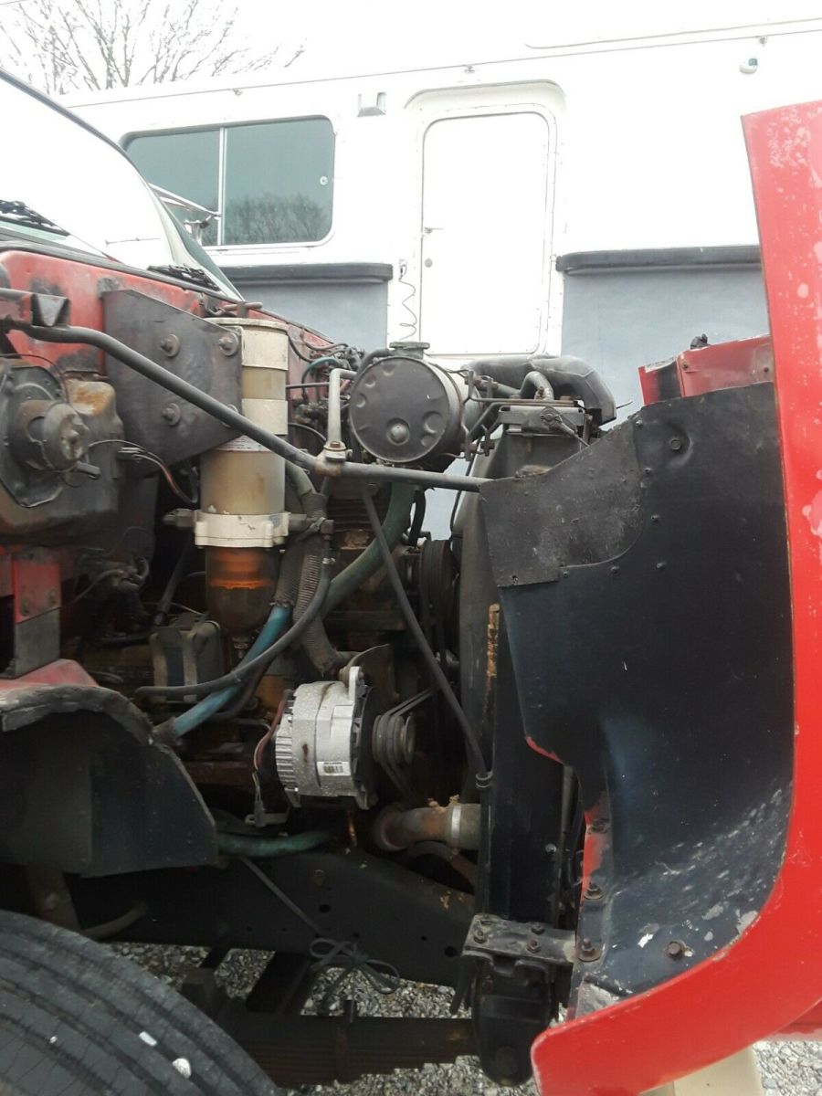 1988 Red GMC C7 Cab & Chassis