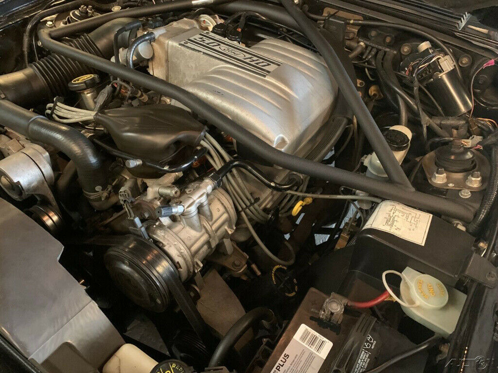 1988 Black Ford Mustang Convertible