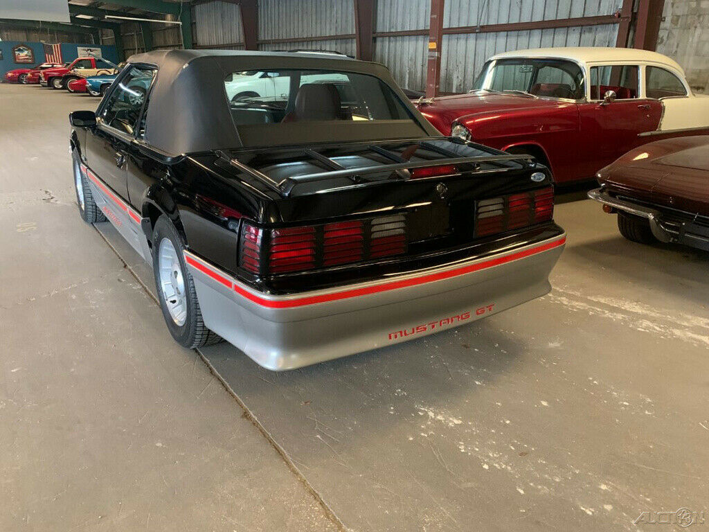 1988 Black Ford Mustang Convertible